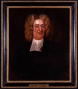 Portrait of Rev. Cotton Mather by Peter Pelham, 1729 From the American Antiquarian Society